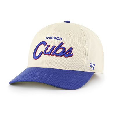 Men's '47 Natural Chicago Cubs Crosstown Franchise Fitted Hat