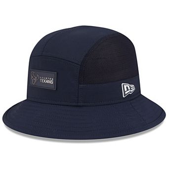 Men's New Era Navy Houston Texans 2025 Sideline Bucket Hat