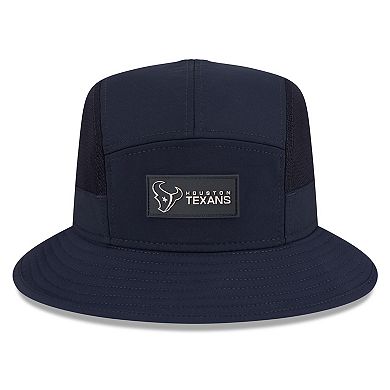 Men's New Era Navy Houston Texans 2025 Sideline Bucket Hat
