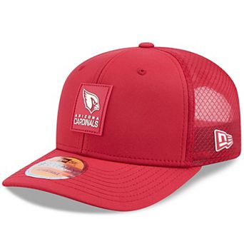 Men's New Era Cardinal Arizona Cardinals 2025 Sideline 9SEVENTY Trucker Adjustable Hat