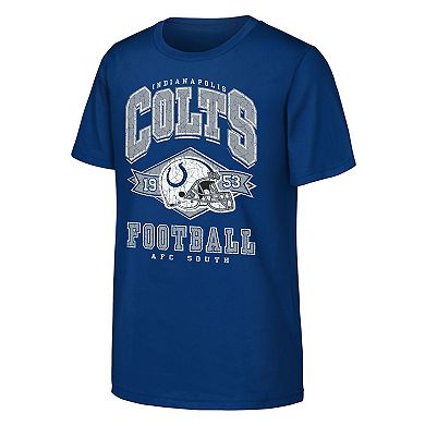 Youth Outerstuff Royal Indianapolis Colts Kick Off T-Shirt
