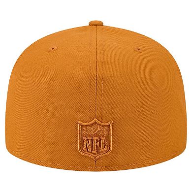 Men's New Era Brown Minnesota Vikings Color Pack A-Frame 59FIFTY Fitted Hat