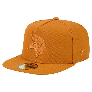 Men's New Era Brown Minnesota Vikings Color Pack A-Frame 59FIFTY Fitted Hat