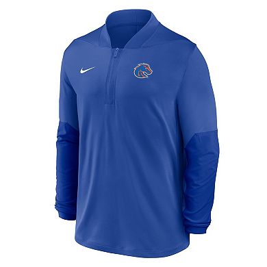 Men's Nike Royal Boise State Broncos Dri-FIT Half-Zip Pullover