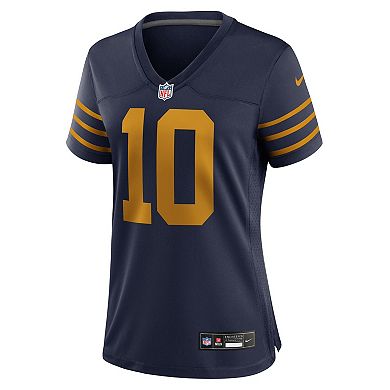 Women's Nike Jordan Love Navy Green Bay Packers The 1923 Classic Game Jersey