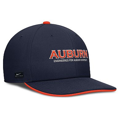 Men's Nike Navy Auburn Tigers 2025 On-Field Pro Dri-FIT Adjustable Hat