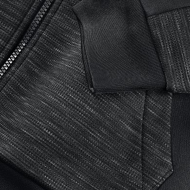 Men's Fanatics Black Cincinnati Bengals Checkdown Pass Full-Zip Hoodie