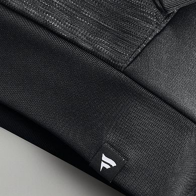 Men's Fanatics Black Cincinnati Bengals Checkdown Pass Full-Zip Hoodie