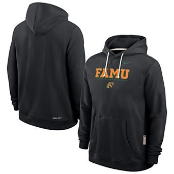 Men's Nike Black Florida A&M Rattlers 2025 Sideline Dri-FIT Hoodie
