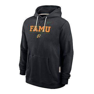 Men's Nike Black Florida A&M Rattlers 2025 Sideline Standard Issue Dri-FIT Hoodie