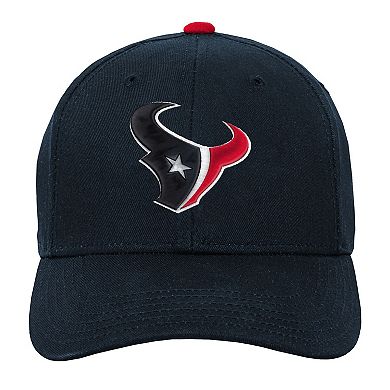 Youth Outerstuff Navy Houston Texans Team Pre-Curved Adjustable Hat