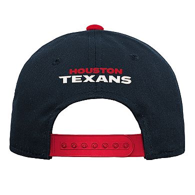 Youth Outerstuff Navy Houston Texans Team Pre-Curved Adjustable Hat