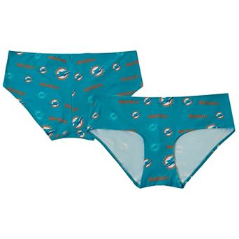 Women's Concepts Sport Aqua Miami Dolphins Mosaic Allover Print Knit Panty