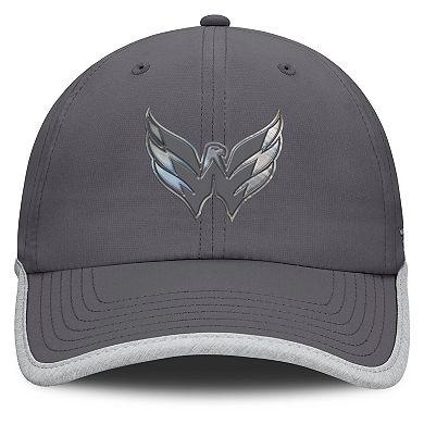 Women's Fanatics Charcoal Washington Capitals Fundamental Reflector Adjustable Hat