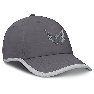 Women's Fanatics Charcoal Washington Capitals Fundamental Reflector Adjustable Hat