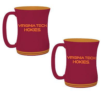 Virginia Tech Hokies 16oz. Sculpted Barista Mug Two-Pack
