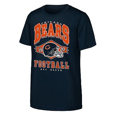 Youth Outerstuff Navy Chicago Bears Kick Off T-Shirt