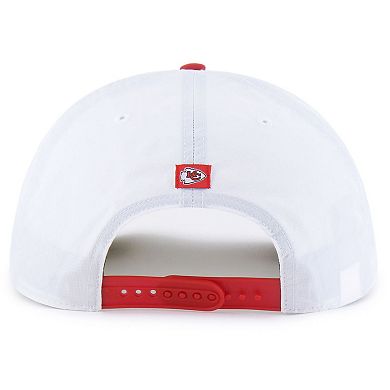 Men's '47 White/Red Kansas City Chiefs Suburbia Hitch Two-Tone Adjustable Hat
