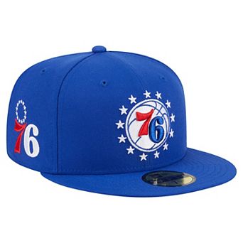 Men's New Era Royal Philadelphia 76ers Deceptor 59FIFTY Fitted Hat