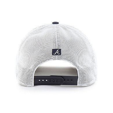 Men's '47 Navy/White Atlanta Braves Fairway Trucker Adjustable Hat
