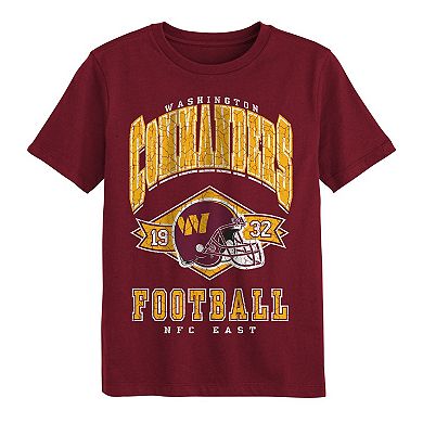 Preschool Outerstuff Burgundy Washington Commanders Kick Off T-Shirt