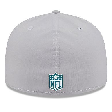 Men's New Era Gray Philadelphia Eagles 2025 Sideline 59FIFTY Fitted Hat
