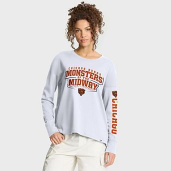Women's Fanatics White Chicago Bears Hometown Legacy Long Sleeve T-Shirt