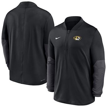Men's Nike Black Missouri Tigers Dri-FIT Half-Zip Pullover