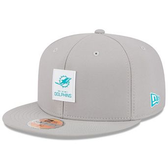 Men's New Era Gray Miami Dolphins 2025 Sideline 59FIFTY Fitted Hat