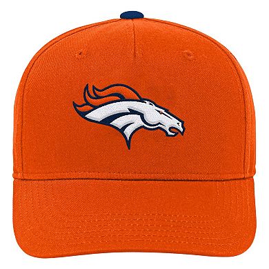 Youth Outerstuff Orange Denver Broncos Team Pre-Curved Adjustable Hat