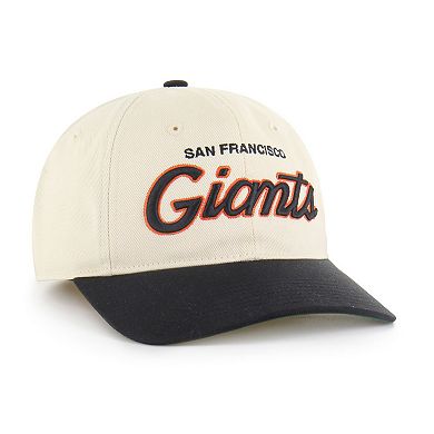 Men's '47 Natural San Francisco Giants Crosstown Franchise Fitted Hat