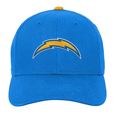 Youth Powder Blue Los Angeles Chargers Team Pre-Curved Adjustable Hat