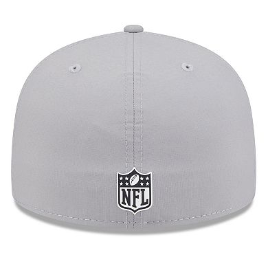 Men's New Era Gray Pittsburgh Steelers 2025 Sideline 59FIFTY Fitted Hat