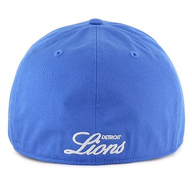 Men's '47 Blue Detroit Lions Foundational Franchise Fitted Hat