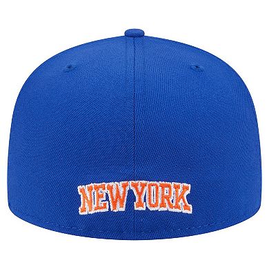 Men's New Era Blue New York Knicks Deceptor 59FIFTY Fitted Hat