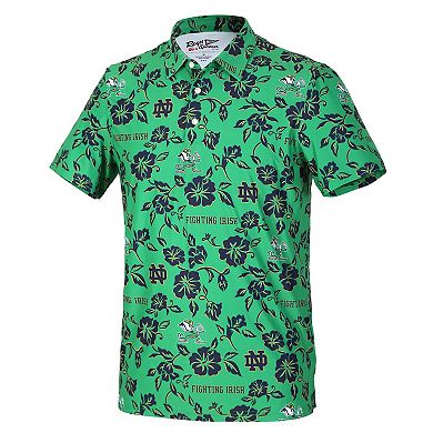 Men's Reyn Spooner Kelly Green Notre Dame Fighting Irish Pua Performance Polo