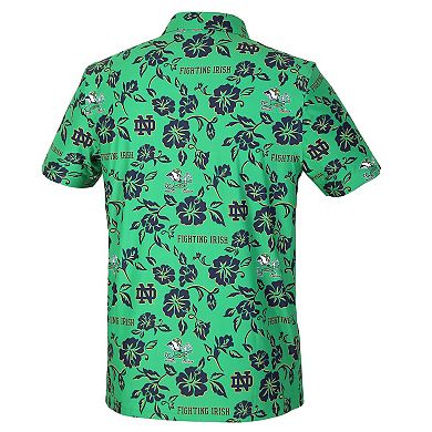 Men's Reyn Spooner Kelly Green Notre Dame Fighting Irish Pua Performance Polo