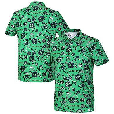 Men's Reyn Spooner Kelly Green Notre Dame Fighting Irish Pua Performance Polo