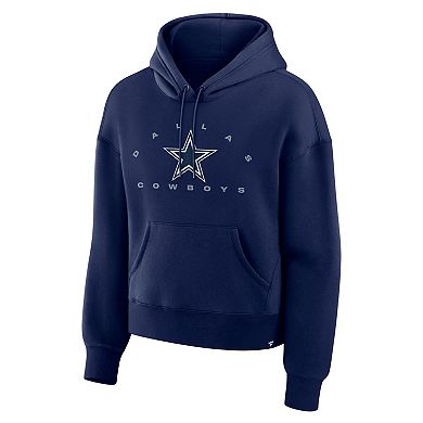 Women's Fanatics Navy Dallas Cowboys Eligible Receiver Legacy Pullover Hoodie