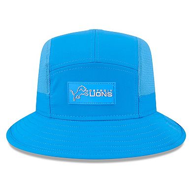 Men's New Era Blue Detroit Lions 2025 Sideline Bucket Hat