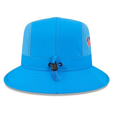 Men's New Era Blue Detroit Lions 2025 Sideline Bucket Hat