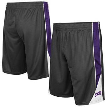 Men's Colosseum Charcoal TCU Horned Frogs Turnover Shorts
