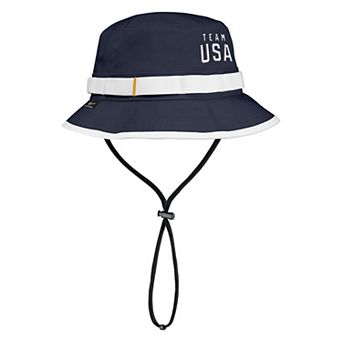 Men's Nike Navy Team USA Apex Sideline On-Field Dri-FIT Boonie Bucket Hat