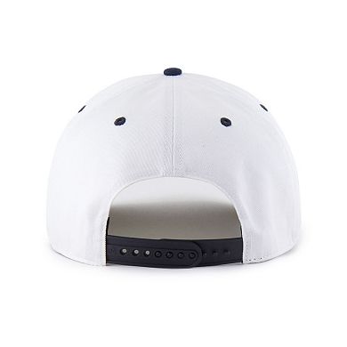 Men's '47 White/Navy Houston Texans Roscoe Two-Toned Hitch Adjustable Hat