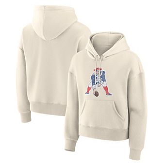 Women's Fanatics Cream New England Patriots Dove Legacy Pullover Hoodie