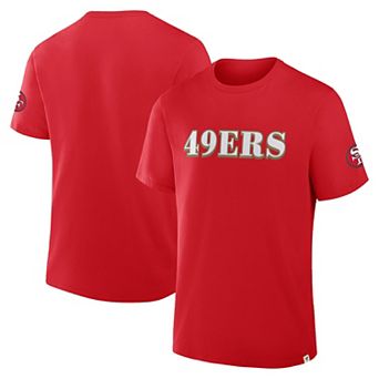 Men's Fanatics Scarlet San Francisco 49ers Elevated Classic Legacy T-Shirt