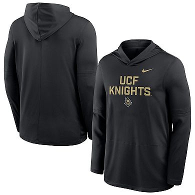 Men's Nike Black UCF Knights Sideline Dri-FIT Lightweight Hooded Top