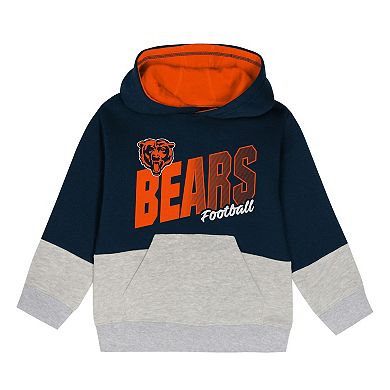 Toddler Outerstuff Navy Chicago Bears Lineman Fleece Hoodie & Pants Set