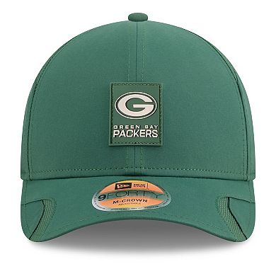 Youth New Era Green Green Bay Packers 2025 Sideline 9FORTY Adjustable Hat