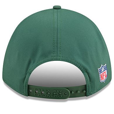 Youth New Era Green Green Bay Packers 2025 Sideline 9FORTY Adjustable Hat